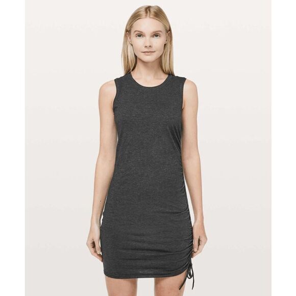 221-EUC Lululemon Cinch It Dress P2P 14.5 - Picture 1 of 7